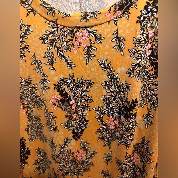 Heart Soul yellow floral dress - Picture 3 of 6